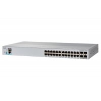 Коммутатор Cisco Catalyst, 24 x GE, 4 x 1G SFP, LAN Lite WS-C2960L-24TS-LL