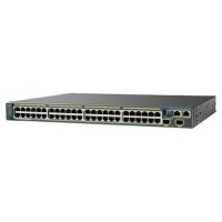 Коммутатор Cisco Catalyst, 48 x GE (PoE), 2 x SFP+, LAN Base WS-C2960S-48LPD-L