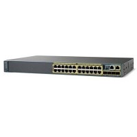 Коммутатор Cisco Catalyst, 24 x GE (PoE+), 4 x SFP, LAN Base WS-C2960RX-24PS-L