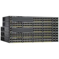 Коммутатор Cisco Catalyst, 24 x GE (PoE), 2 x SFP+, IP Lite WS-C2960XR-24PD-I