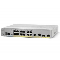 Коммутатор Cisco Catalyst, 8 x GE (PoE+), 2 x GE, IP Base WS-C3560CX-8PT-S