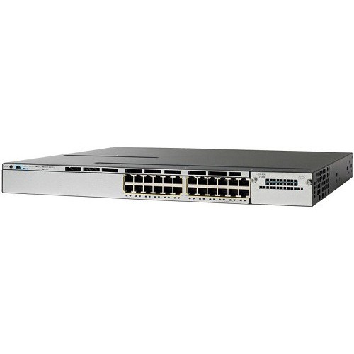 Коммутатор Cisco Catalyst, 24 x GE, IP Base WS-C3750X-24T-S