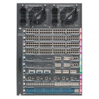 Шасси Cisco Catalyst, 10 слотов (48Гбит/с), с вентилятором, без БП WS-C4510R+E=